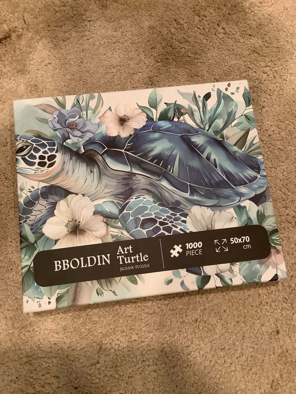Bboldin Art Turtle 1000 Piece Jigsaw Puzzle